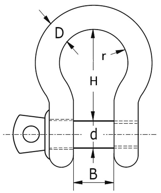 Stahlschäkel