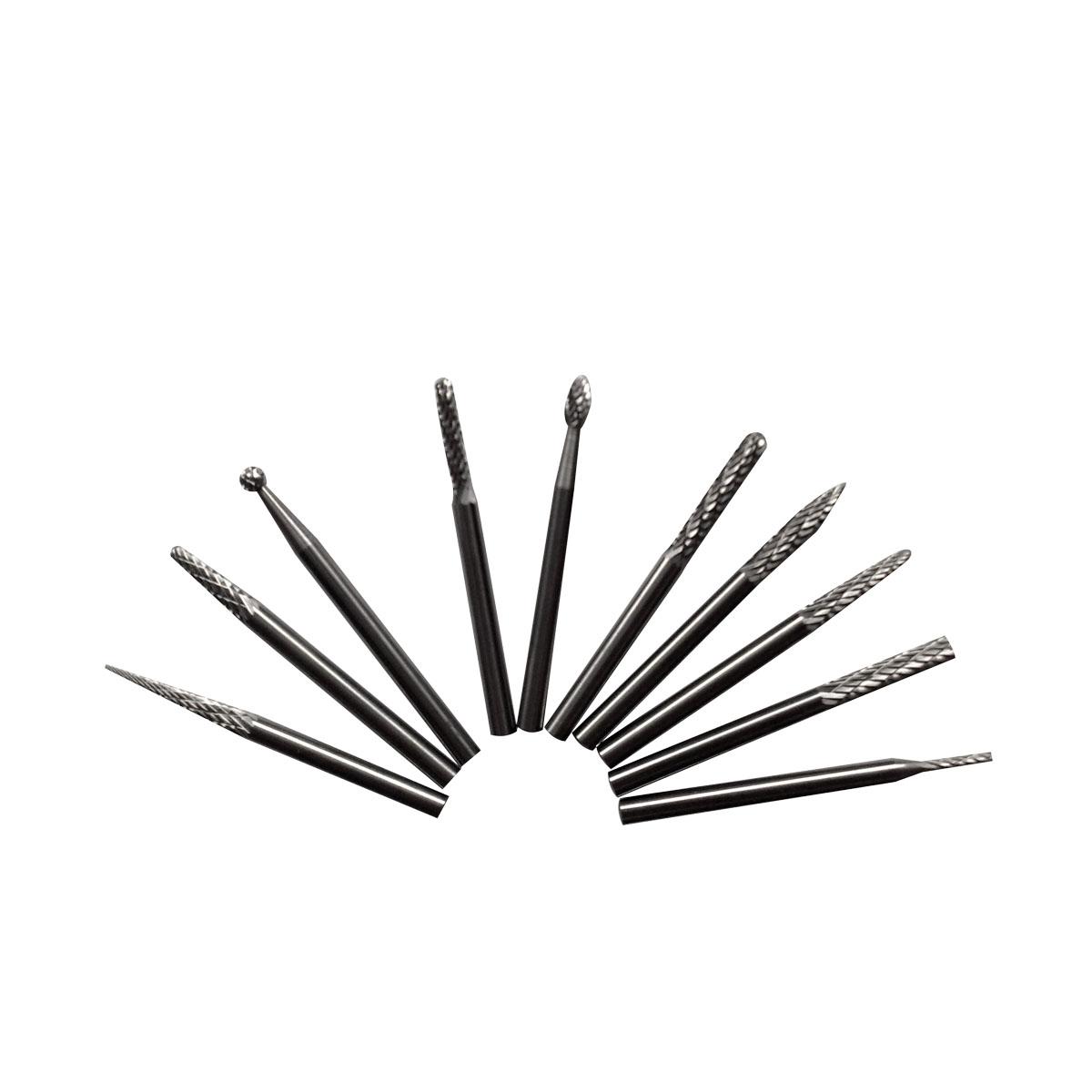 Hartmetallfräser - Set ( 10 Stück )