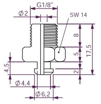 Halterung für Saugnapf Ø15