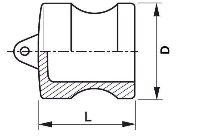 Camlock Stopfen - Typ DP