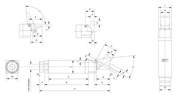 Ein-Finger-Greifer 90° M17x1