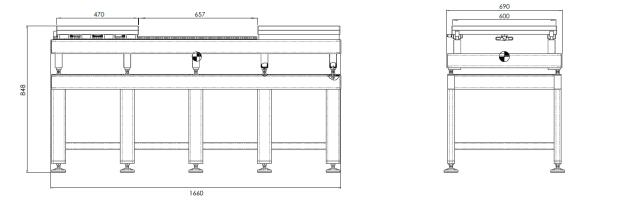 Standard-Formtisch 6T